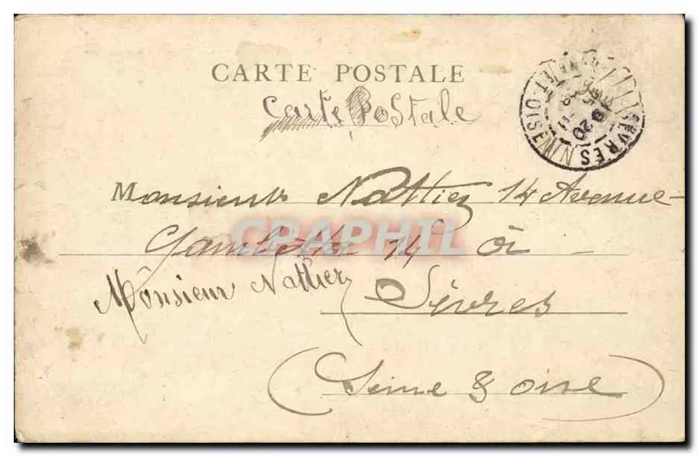Paris — O Palácio de Justiça — Editor não visível - Verso