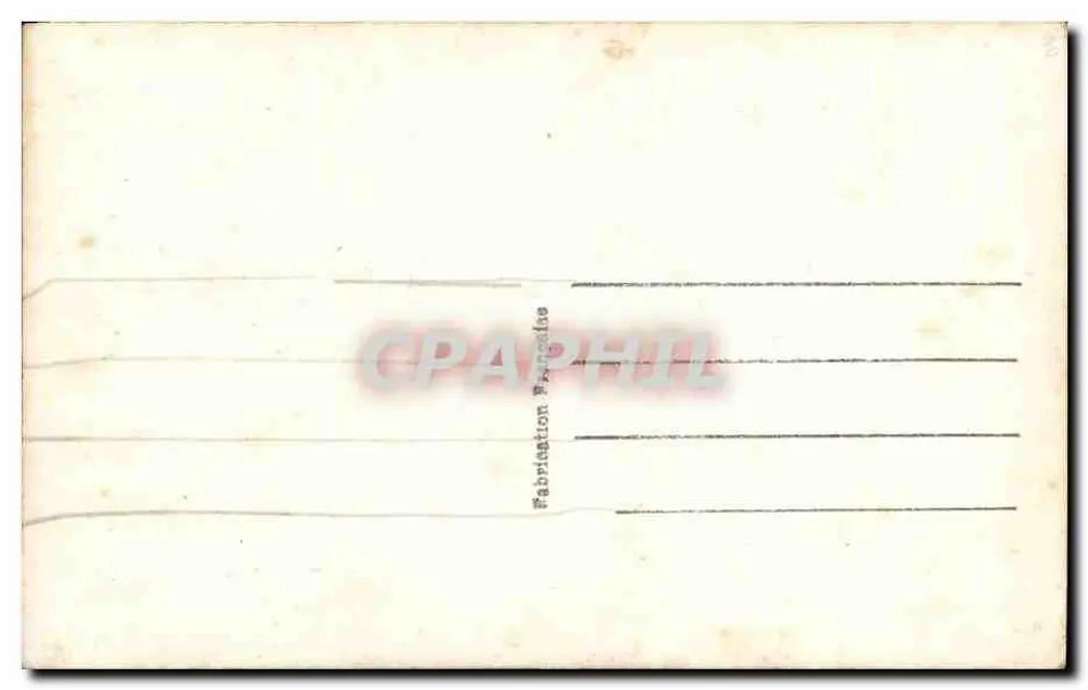 Mädchen mit Blumenstrauß — Frohes Neues Jahr — J.R. n°1747 - Rückseite
