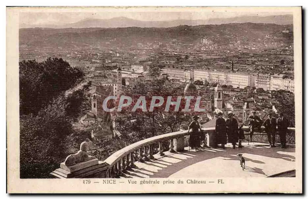 Nice — Vista geral tirada do Castelo — F.L. n°179 - Frente