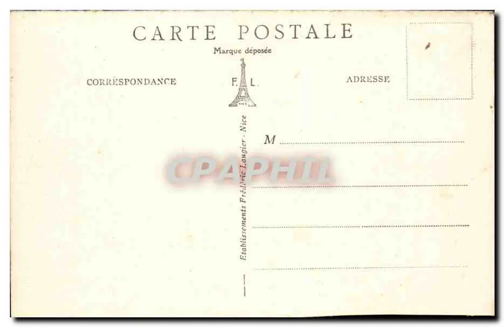 NICE — A Promenade dos Ingleses — FL - Verso