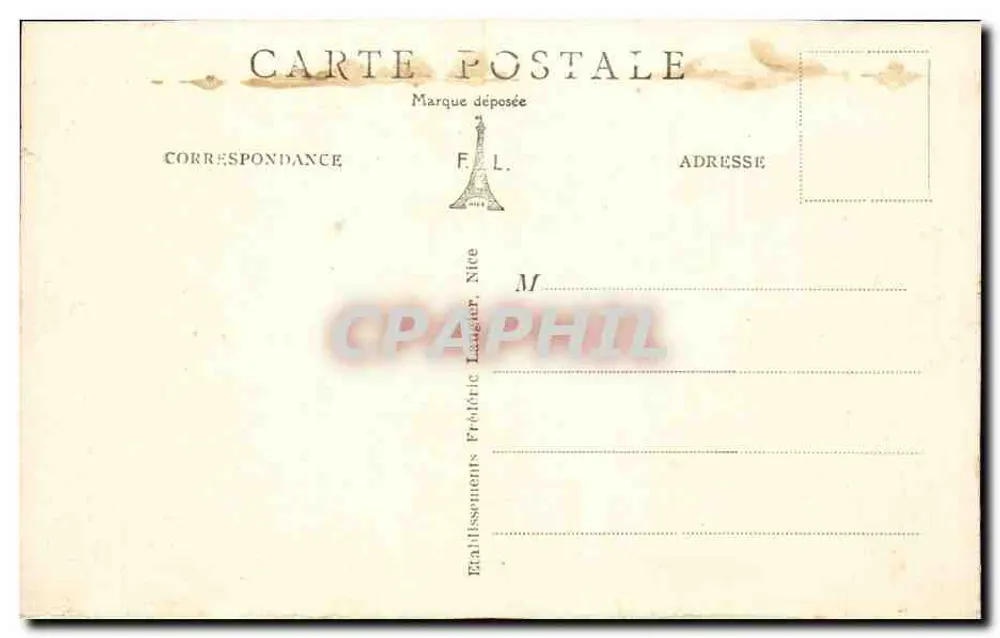 Nice (A.M.) — O Porto e os Cais — FL - Verso