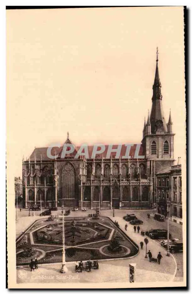 Kathedrale Saint-Paul — Place Saint-Paul — Ern. Thill, Brüssel - Vorderseite