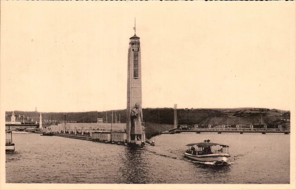 Liège - Gedenkstätte für König Albert — Eingang zum Kanal — Verlag Naïs, Brüssel - Vorderseite