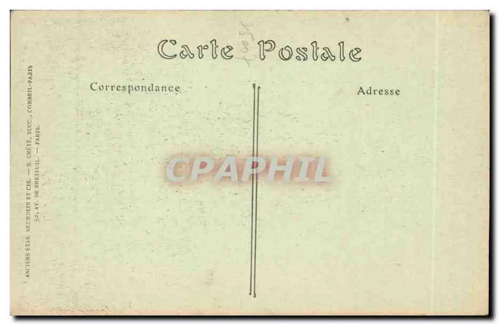 Paris — Hôtel des Invalides, das Grab von Napoleon I — JND Phot. - Rückseite