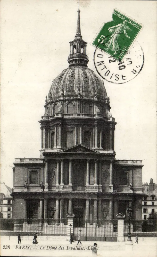 Paris — O Dôme dos Invalides — LL n°238 - Frente