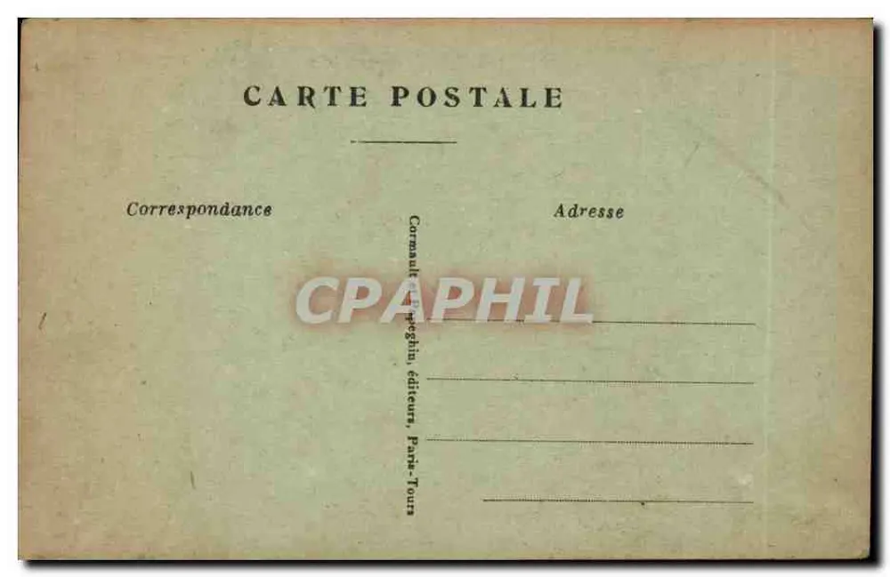 Paris — O Arco do Triunfo e a Praça da Estrela — A. P. - Verso