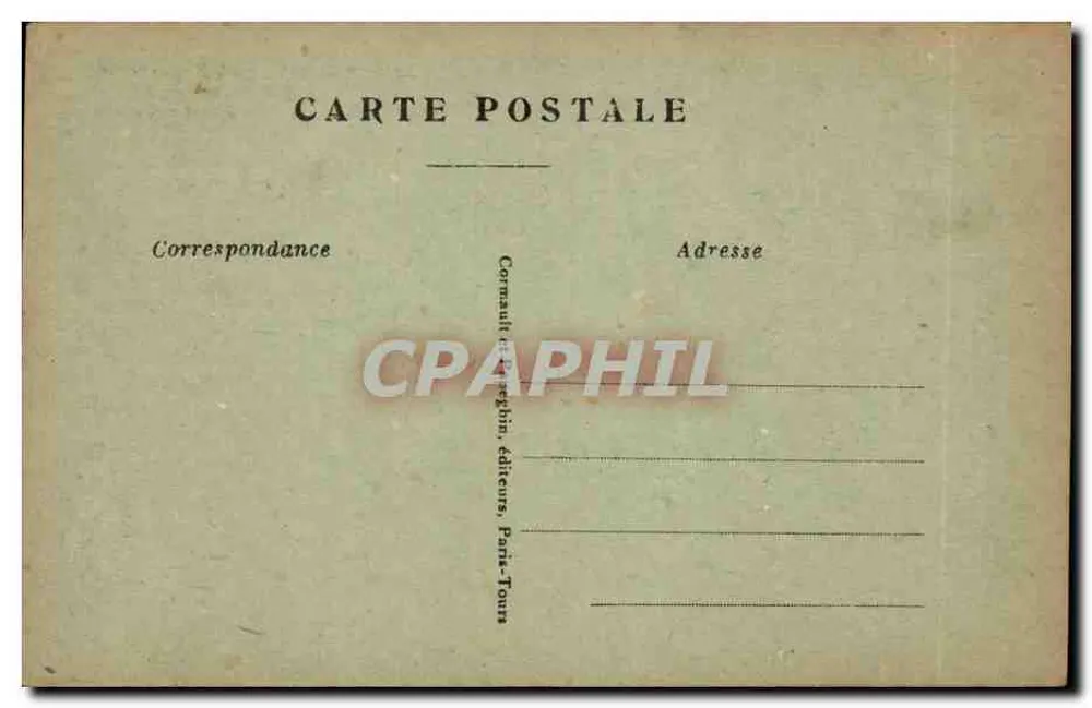 Paris — O Arco do Triunfo e a Praça da Estrela — A. P. - Verso