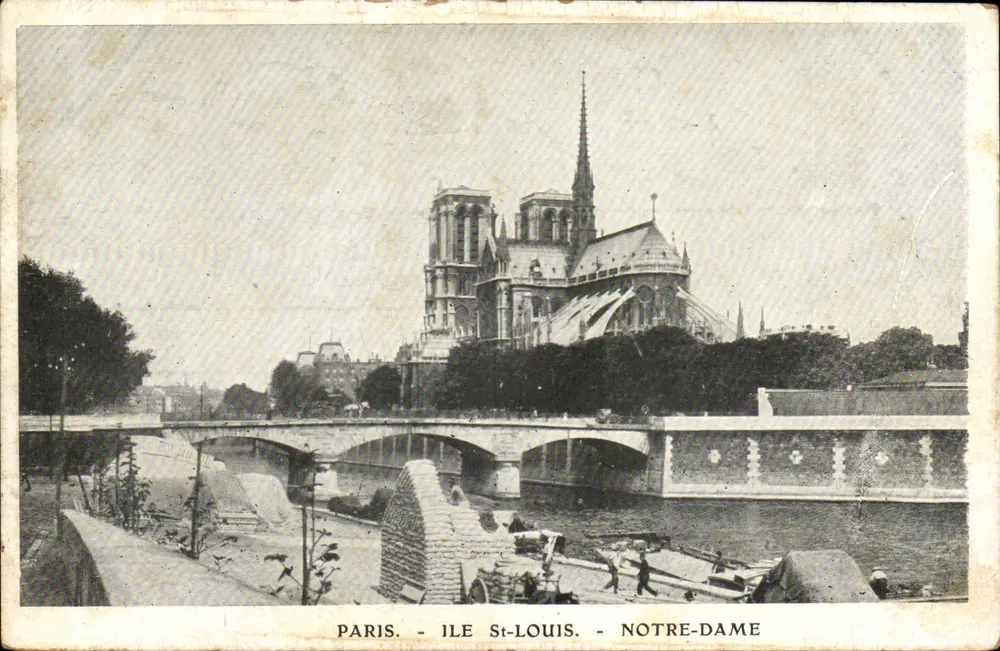 Paris - Île St-Louis - Notre-Dame - Vorderseite