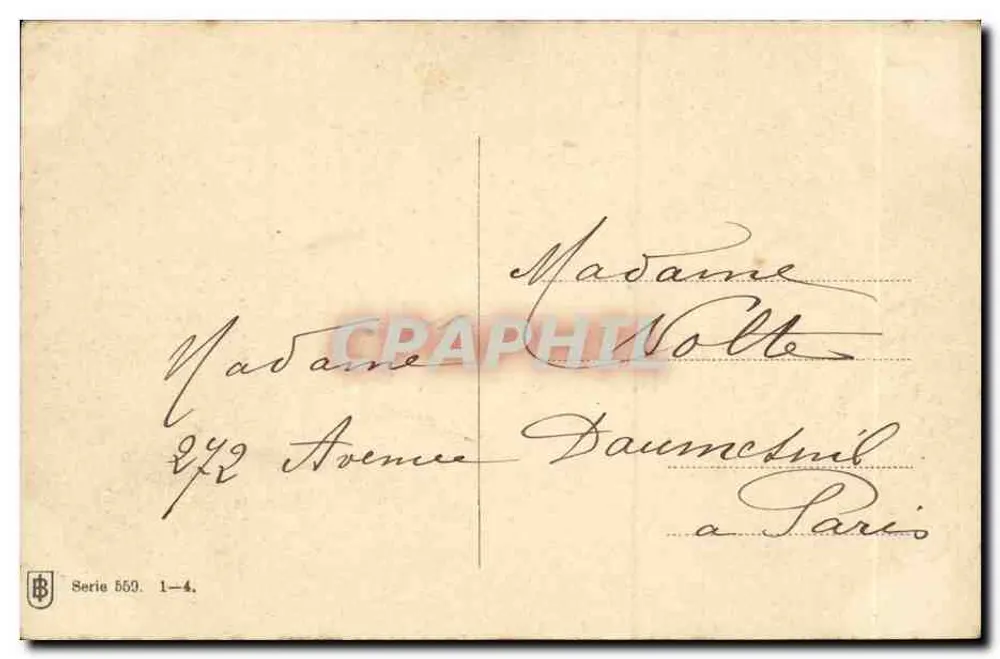 Büschel aus Rosen und Tannenzweigen — Frohe Neujahr 1911 — Serie 560 - Rückseite