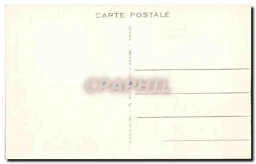 Toulon — Allgemeine Ansicht vom Gipfel des Faron — Edition B.S. n°111 - Rückseite