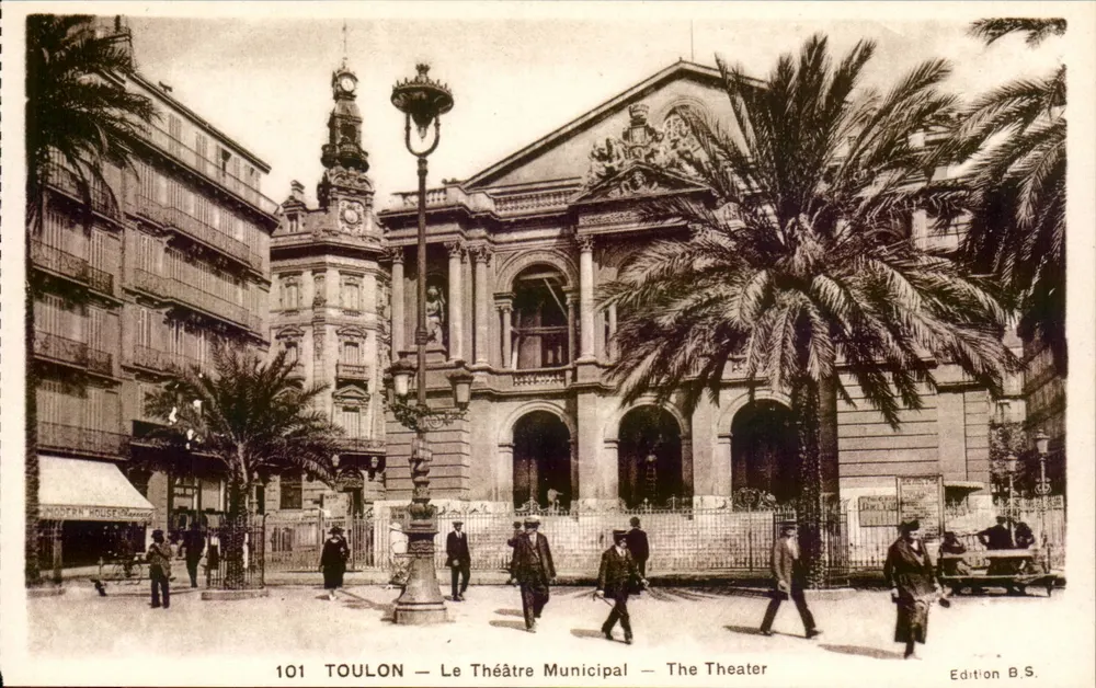 Toulon — Das Municipale Theater — Ausgabe B.S. n°101 - Vorderseite