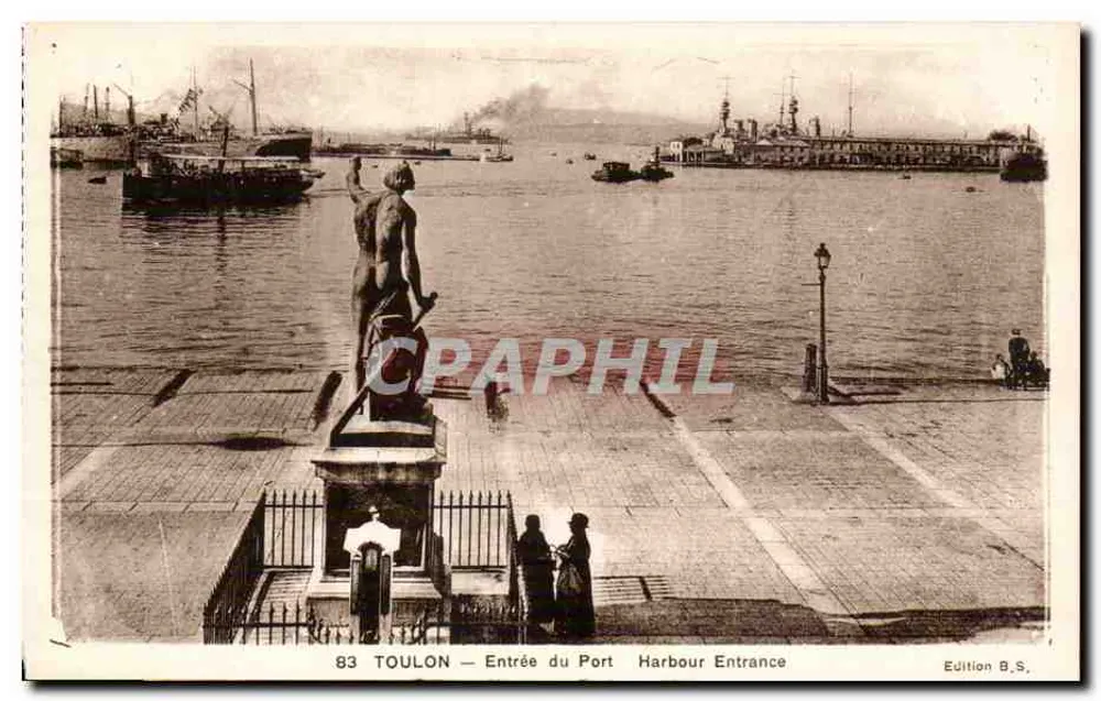 Toulon — Entrada do Porto — Edição B.S. - Frente