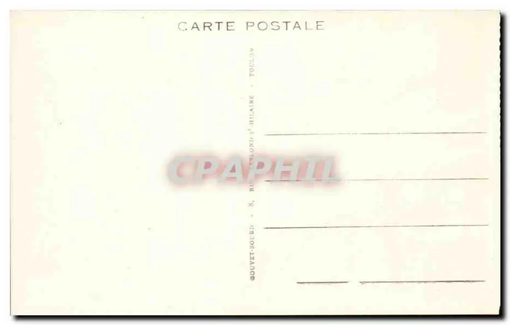 Toulon — Entrada do Porto — Edição B.S. - Verso