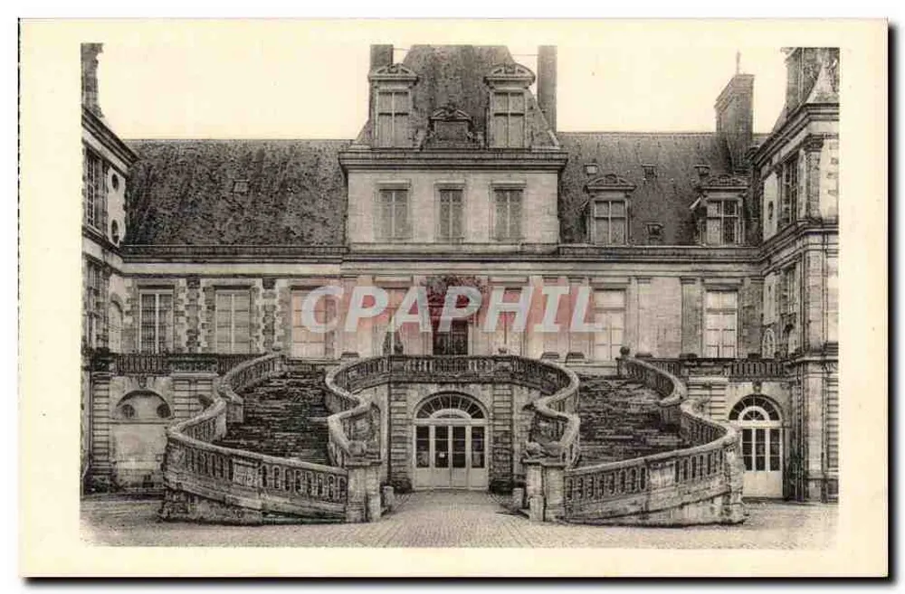 Schloss Fontainebleau — Eisenstiege — Edition des Musées Nationaux - Vorderseite