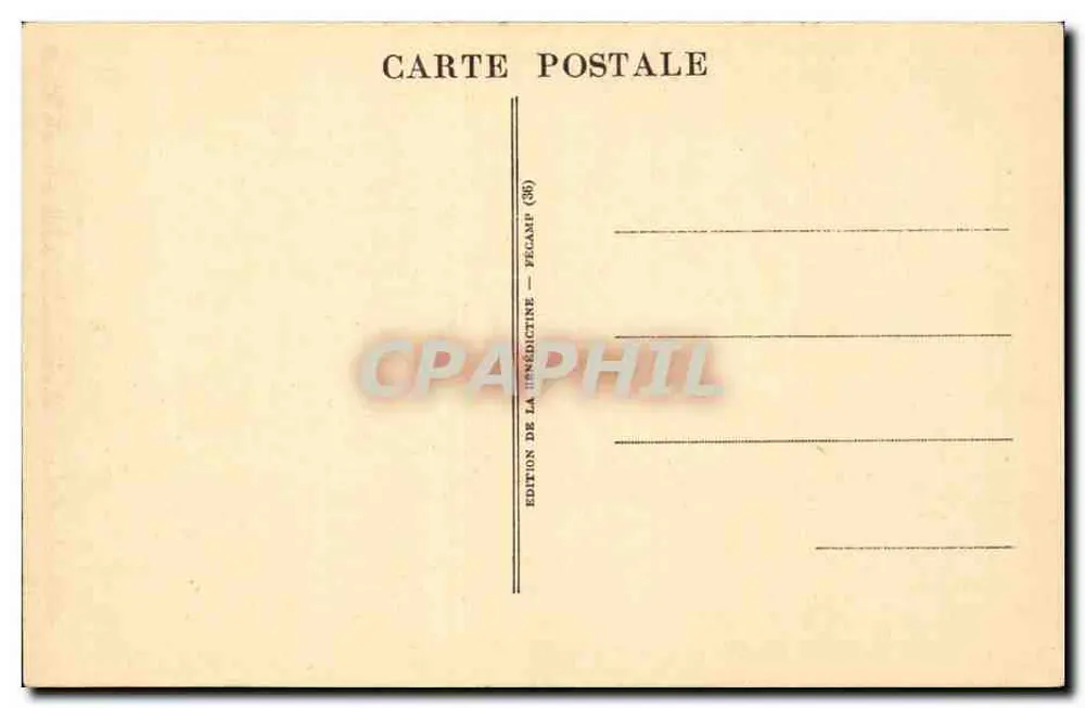 A Bénédictine em Fécamp — N° 2 — A Cour d'Honneur - Verso
