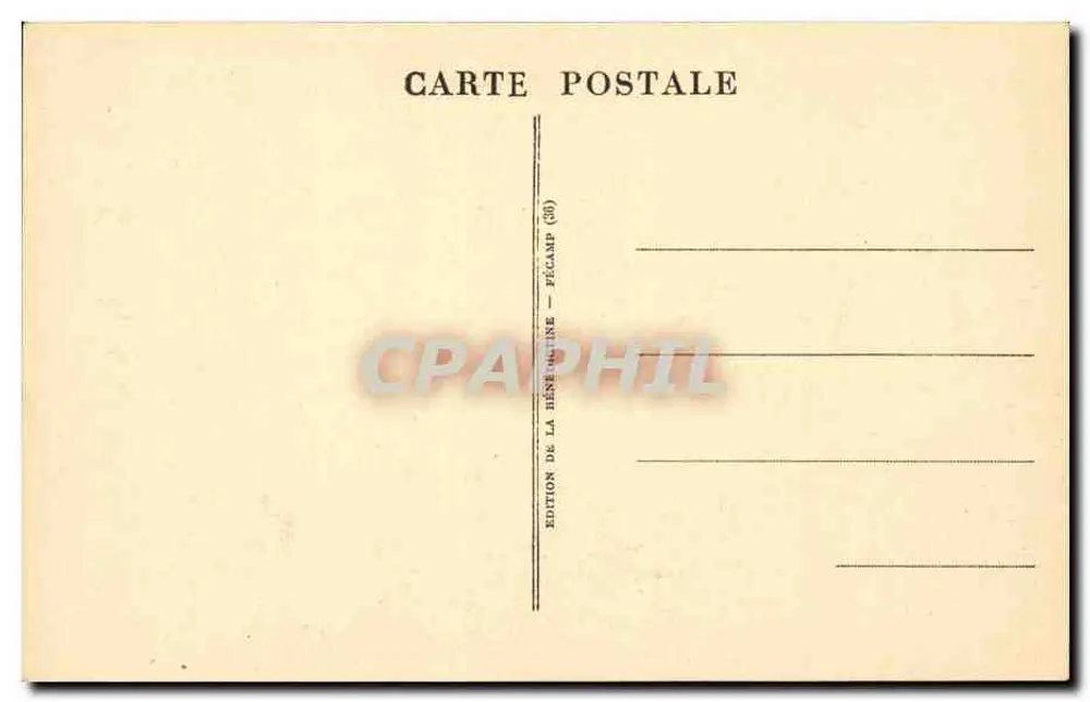A Bénédictine em Fécamp — N° 4 — A Fontaine em Ferro Forjado - Verso