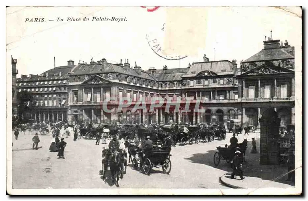 PARIS — La Place du Palais-Royal — éditeur anonyme - Vorderseite