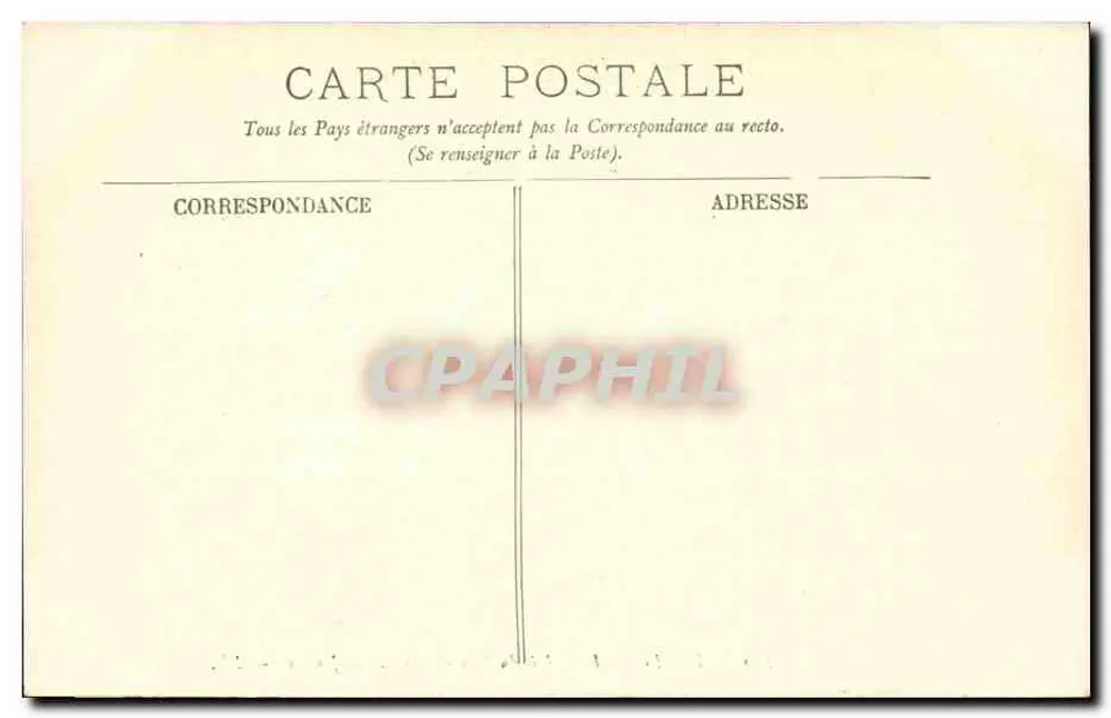 PARIS — Das Palais du Luxembourg und der Garten. — LL. — n° 159 - Rückseite