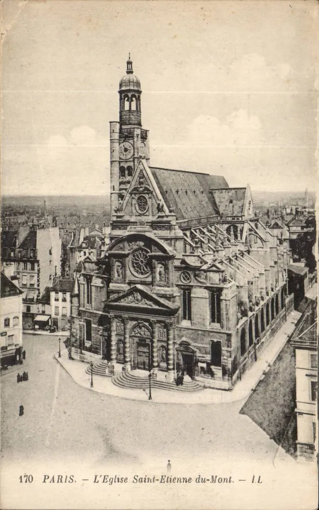 Paris — A Igreja Saint-Etienne-du-Mont — I.L. n° 470 - Frente