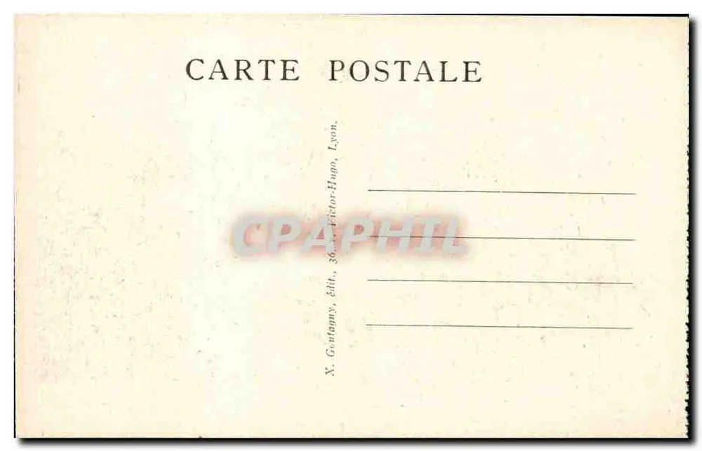 Lyon — A Prefeitura, fachada principal — X. Goutaony, editor, Lyon - Verso