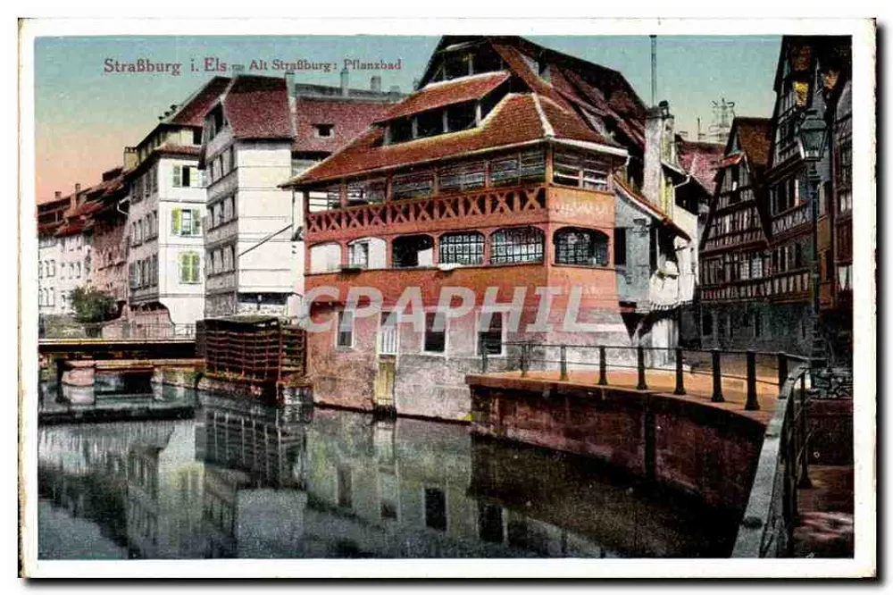 Strasbourg i. Els — Alt Strasbourg: Pflanzbad — Verlag JUD BREHER, Nr. 6 - Vorderseite