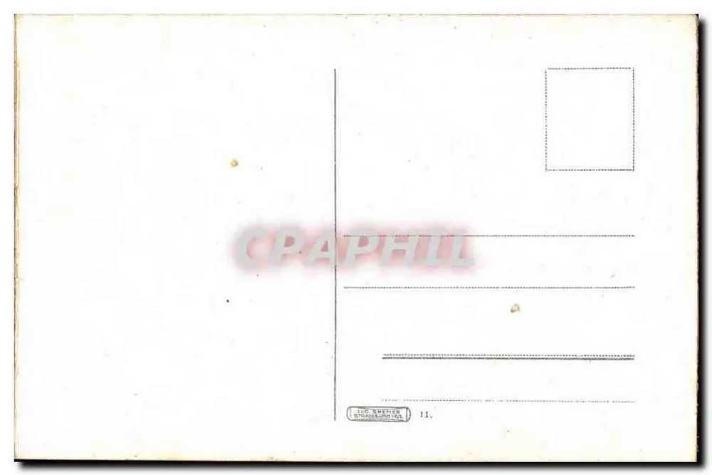 Straßburg i. Els. — Land- und Amtsgericht mit Jg. St. Peterkirche — Verlag Lic. Greher - Rückseite