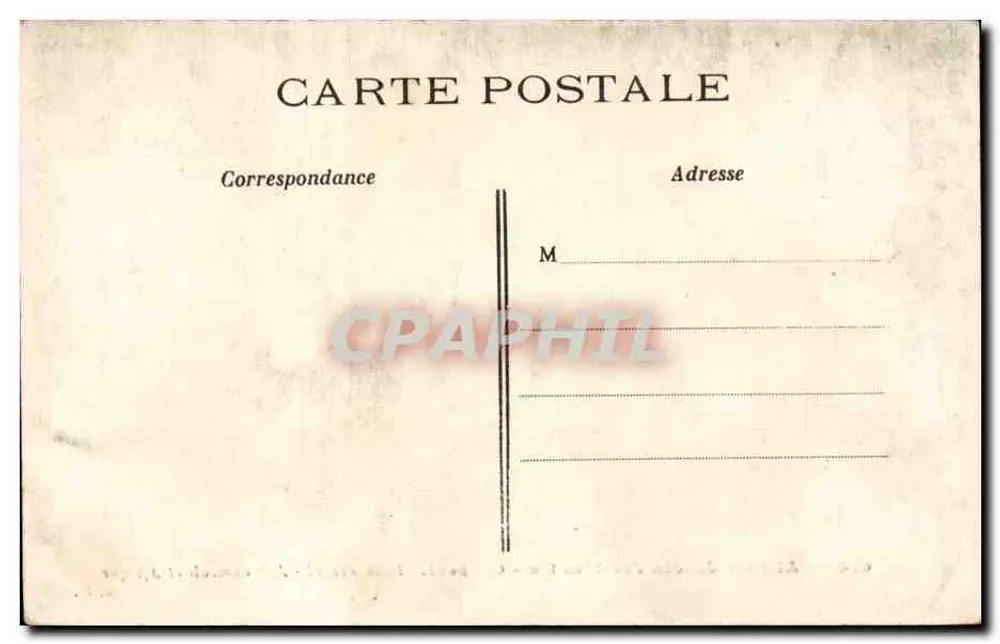 Paris - Jardin des Plantes - Caracal. Felis caracal - Südasiens und Afrika. J.H. n°614 - Rückseite