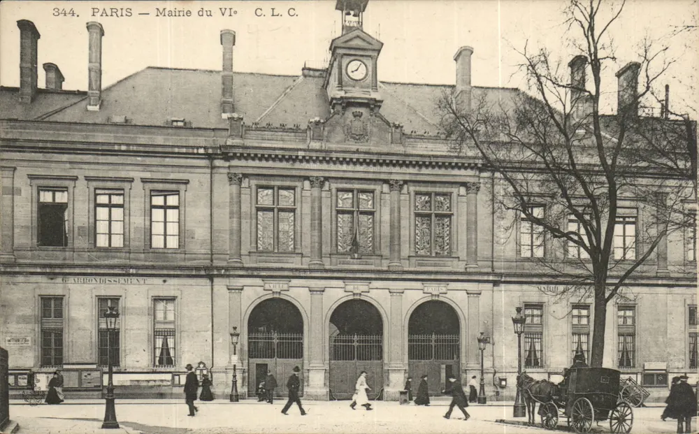 Paris — Rathaus des 6. Bezirks — C.L.C. - Vorderseite