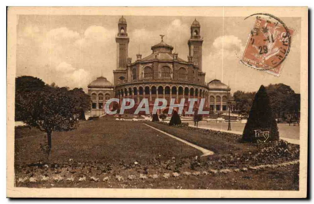 Garten und Palast des Trocadéro — Paris — Verlag: Photo et Impressions Patras - Vorderseite