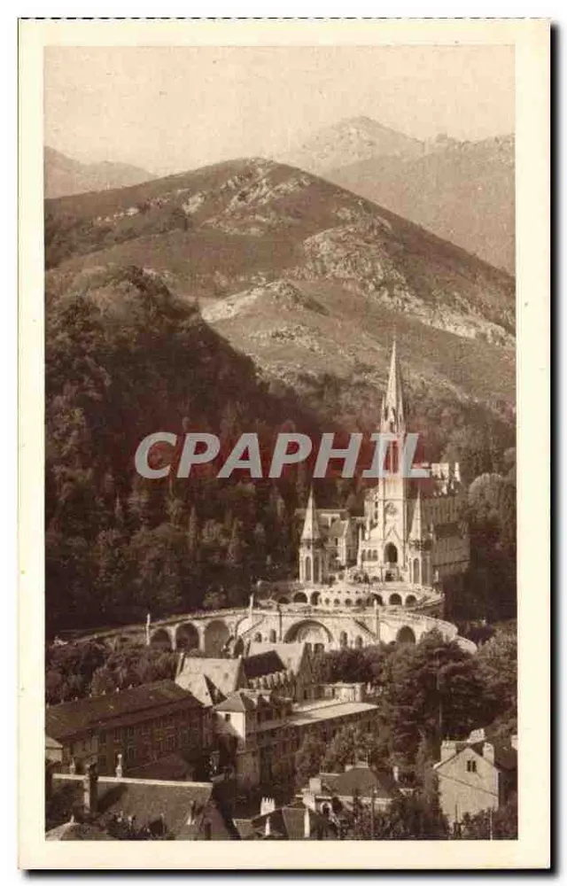 Die Basilika und der Berg des Kalvariums — Lourdes — Edition Pains du Calvaire, Nr. 35 - Vorderseite