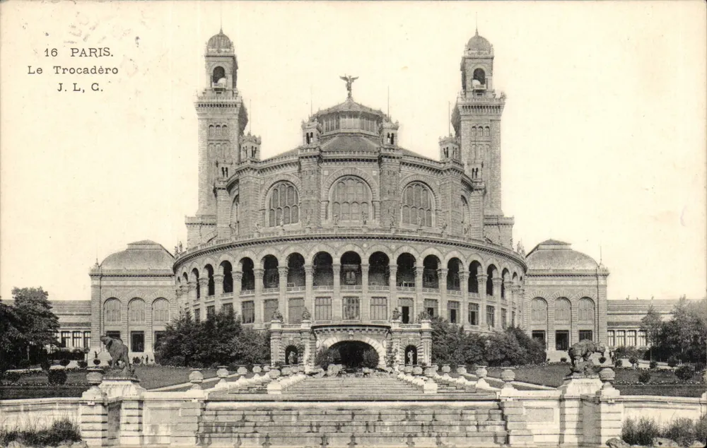 O Trocadéro — Paris — J.L.C. n°16 - Frente