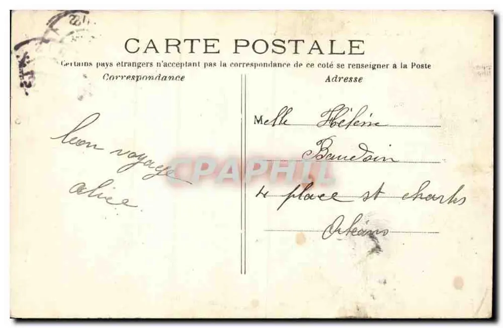 Paris – Platz und Theater du Châtelet — unbekannter Verleger, Nr. 68 - Rückseite