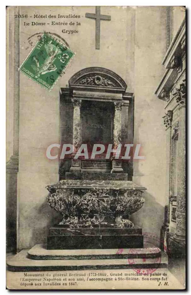 Hôtel des Invalides — Entrada da Cripta — J. H. editor - Frente