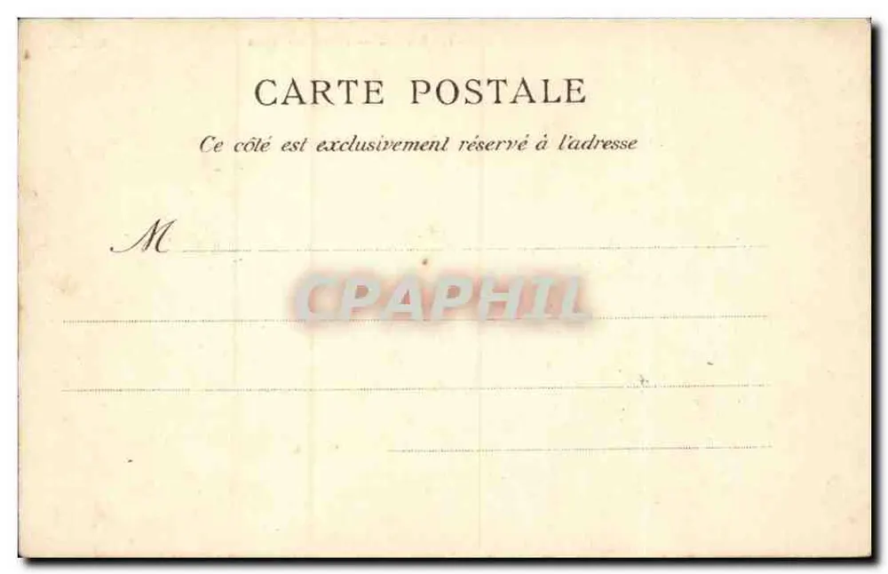 Paris — Hotel de Ville — C. L. C. n°21 - Verso