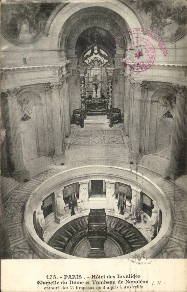 Hôtel des Invalides — Kapelle des Doms und Grabmal Napoleons — J. H. n°175 - Vorderseite