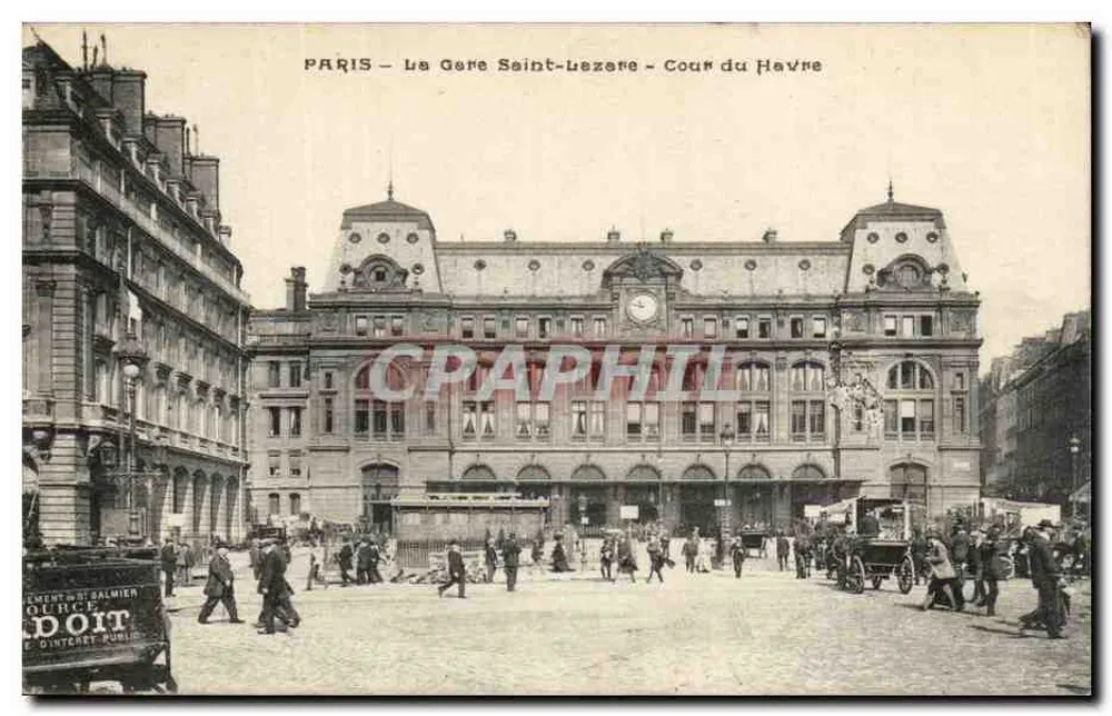 Paris — Bahnhof Saint-Lazare — Cour du Havre - Vorderseite