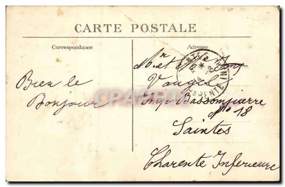 Paris (12e) — Les nouveaux Bâtiments de la Gare de Lyon — J. H. — n° 556 - Rückseite