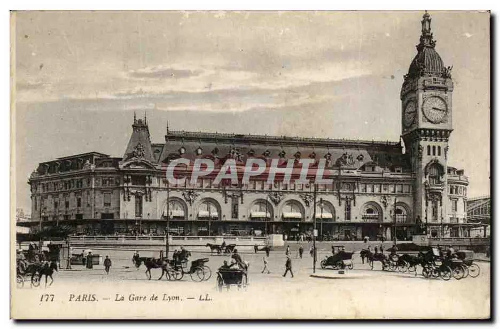 Paris — Die Bahnhof Lyon — LL. — Nr. 177 - Vorderseite