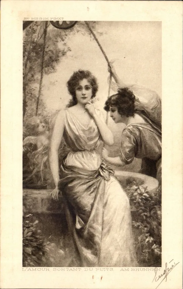 Liebe, die aus dem Brunnen kommt — Am Brunnen — Verlag Bisson, Nr. 1 - Vorderseite