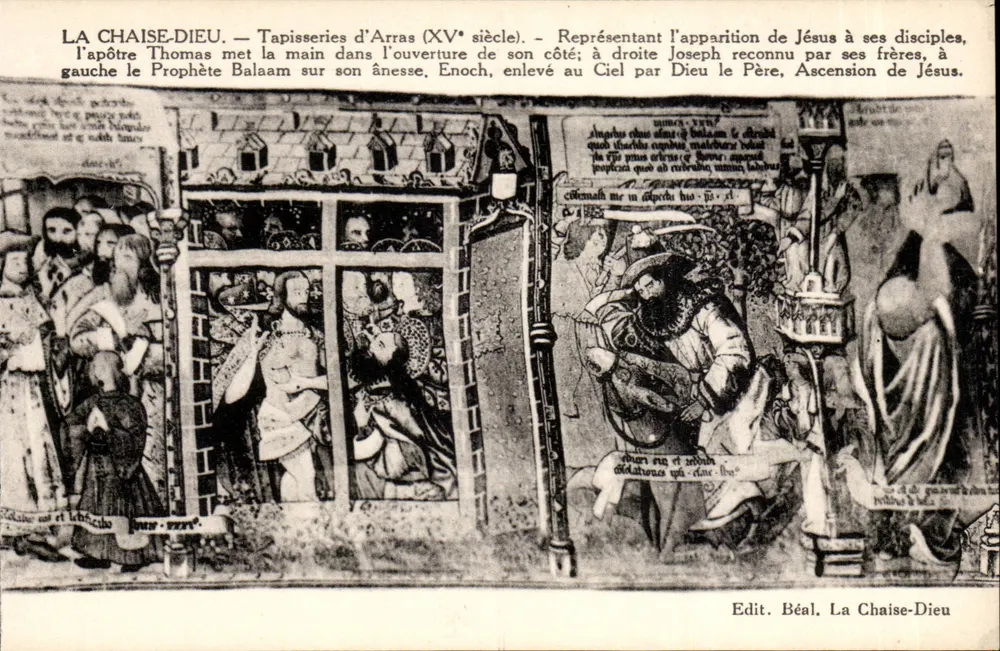 La Chaise-Dieu — Arras-Tapisserien (15. Jahrhundert) — Verlag Béal, La Chaise-Dieu - Vorderseite