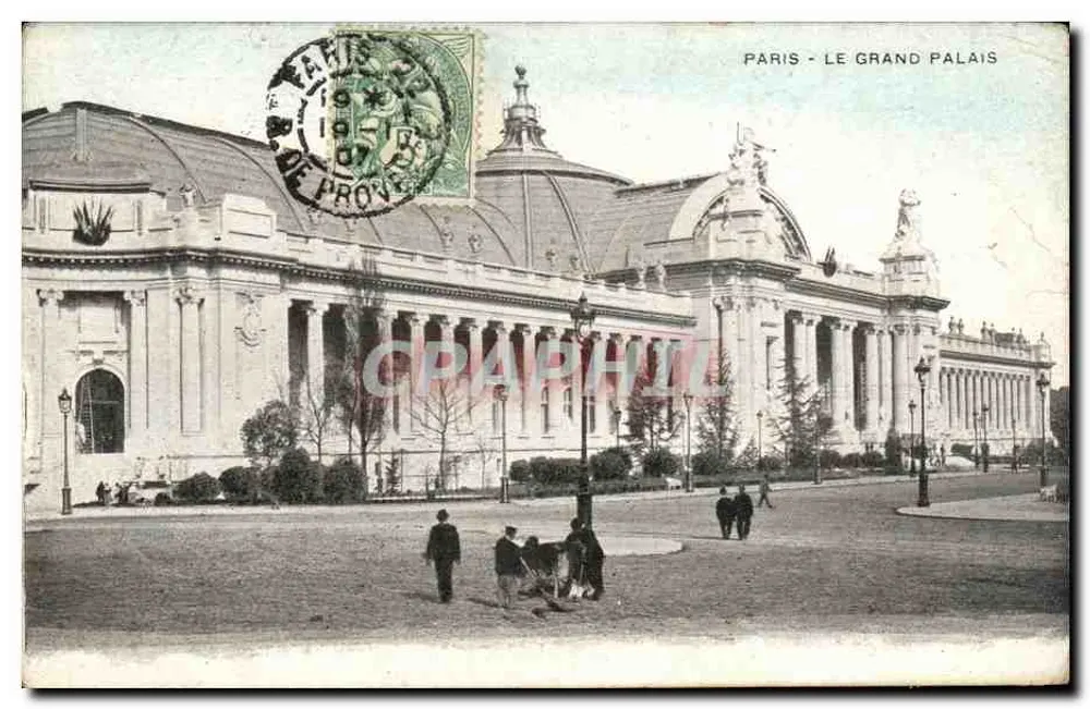 Paris - O Grand Palais — vista externa — editora não visível - Frente