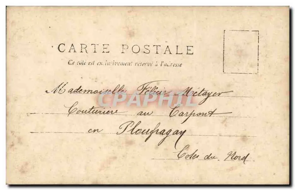 Chassé-croisé — cena de floresta — Bonjour, R.P.I. 156 - Verso