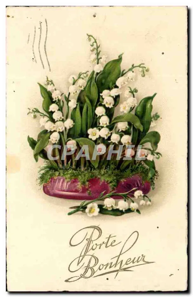 Lilien des Tals — Porte Bonheur — Verleger G. Caille, Nr. 92 - Vorderseite