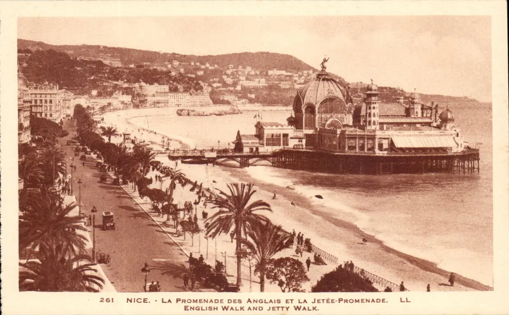 Nice - Die Promenade des Anglais und die Jetée-Promenade — LL, n° 261 - Vorderseite
