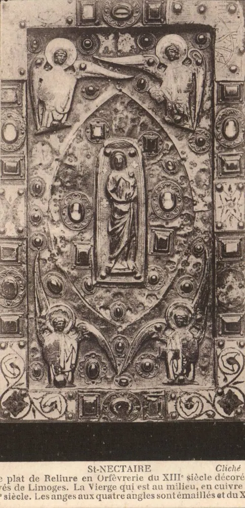 Goldschmied-Reliquiar aus dem 13. Jahrhundert — Limoges — Cliché St-Nectaire - Vorderseite
