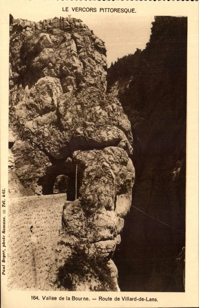 Der malerische Vercors — Tal der Bourne, Route de Villard-de-Lans — Paul Boyer, photo 164 - Vorderseite