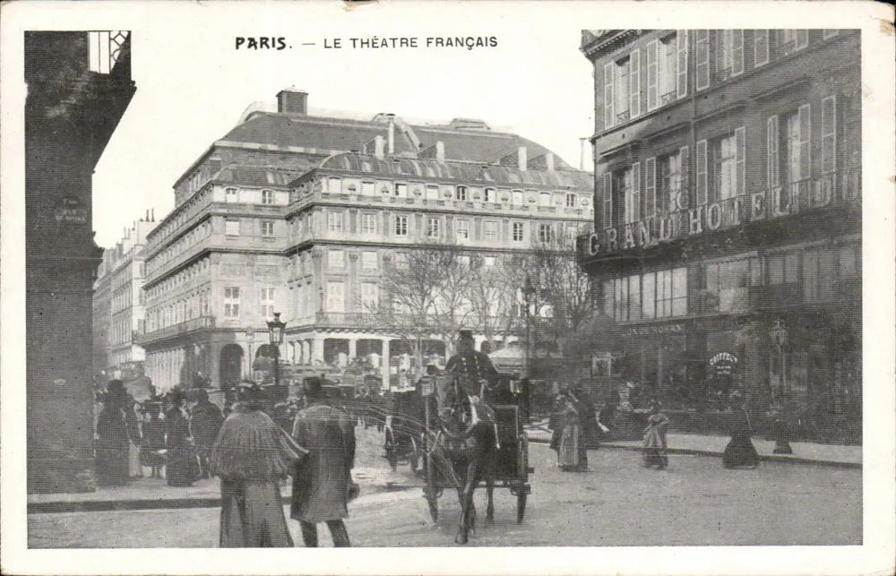 Paris — O Teatro Francês — Grand Hôtel du Grand Hotel - Frente
