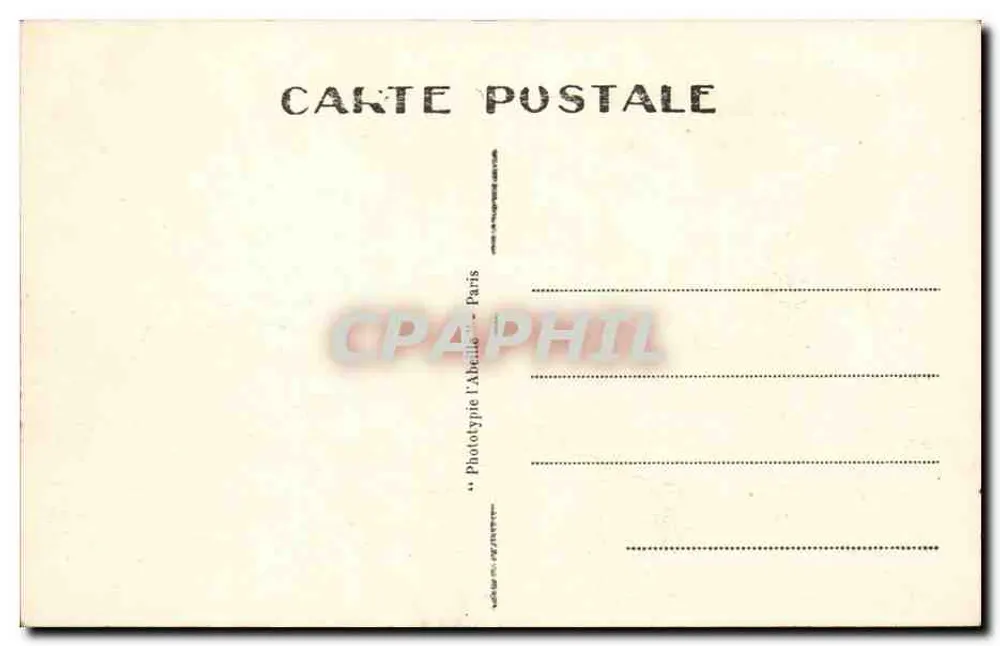 PARIS - Das Opernhaus - Nationale Akademie der Musik - Phototypie L'Abélie - Rückseite