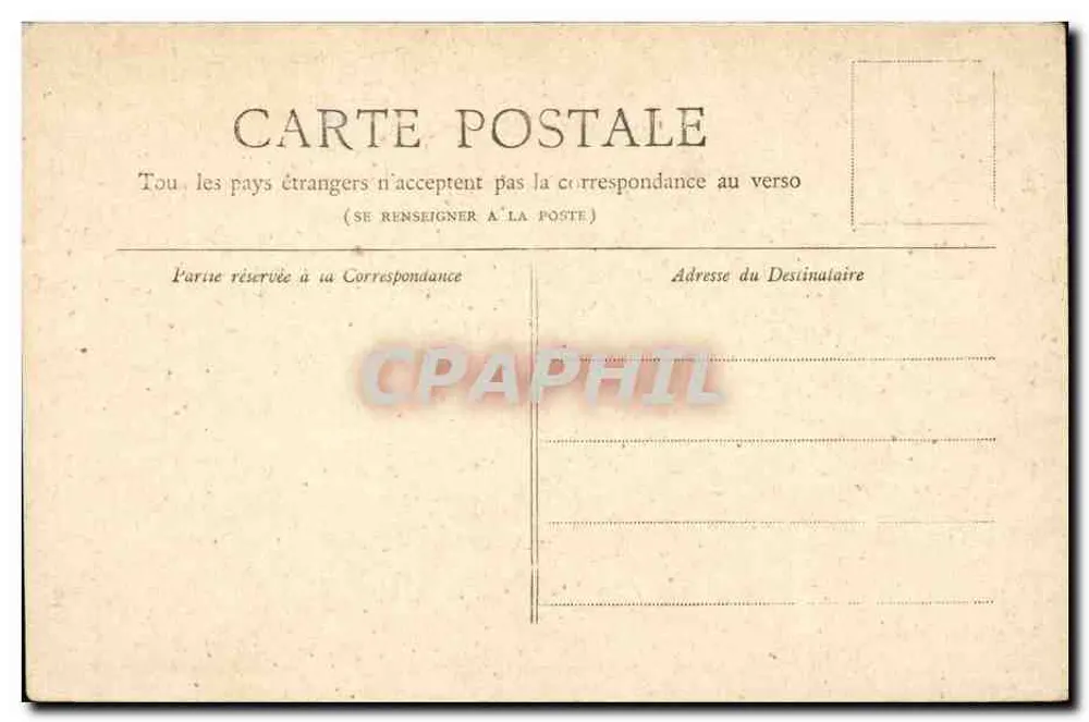 Paris — Les Invalides — Collection Petit Journal - Verso