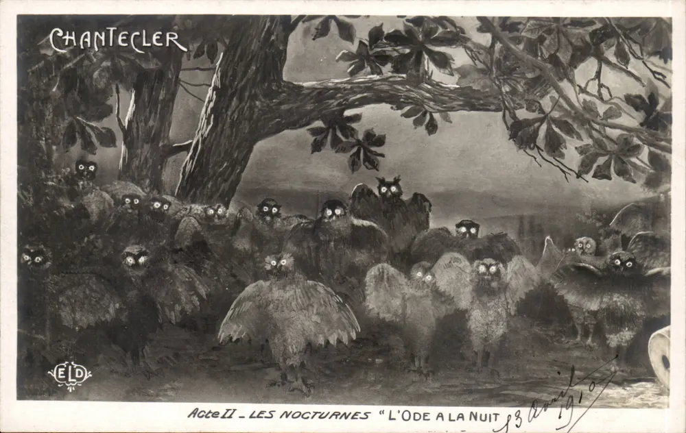 Die Nocturnes — Ode an die Nacht — Chantecler, Akt II — Verlag ELD - Vorderseite